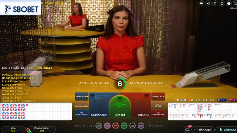 Baccarat: Game Casino đổi thưởng Sbobet được yêu thích nhất