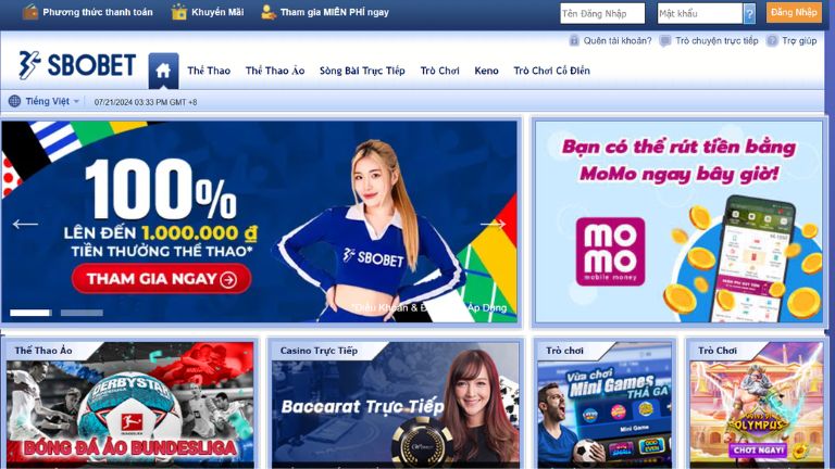 Cách vào Sbobet từ máy tính cá nhân