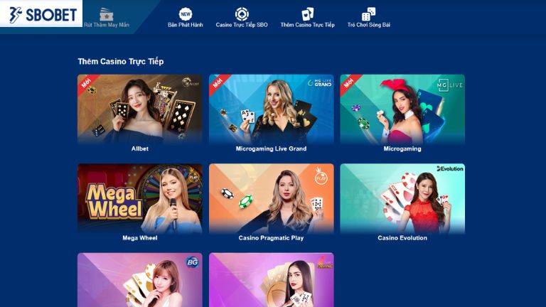 Chơi live casino tại nhà cái Sbobet cần chú ý điều gì?