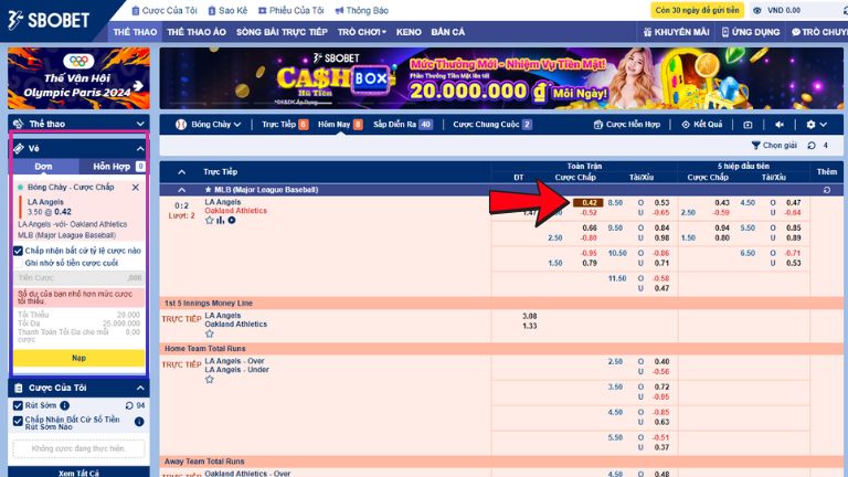 Đặt cược và nhận thưởng từ Sbobet sau khi trận bóng kết thúc