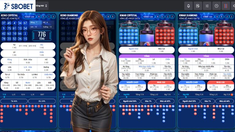 Hướng dẫn chơi Keno Sbobet chuẩn như cao thủ