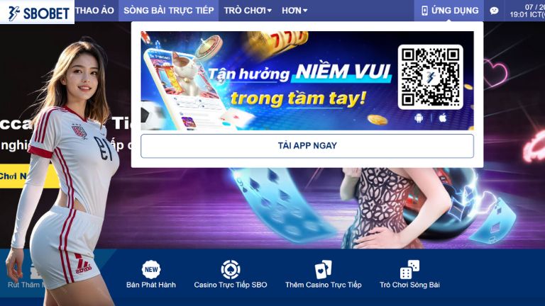 Tải game Sbobet ngay để tận hưởng vạn trải nghiệm thú vị