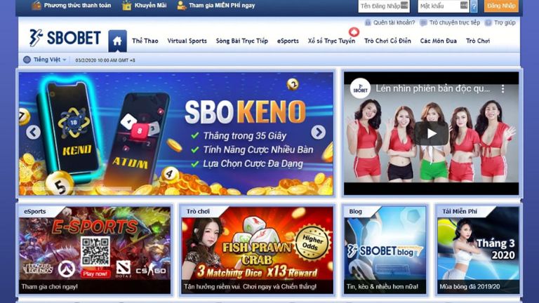 Thế mạnh khác biệt của nhà cái Sbobet