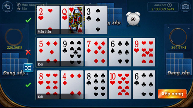 Người chơi nên để mậu thầu vào chi đầu game bài binh xập xám