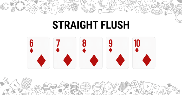 Straight flush là một trong những tổ hợp mạnh nhất trong trò chơi mậu binh