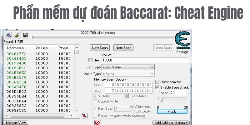 Trên thị trường cung cấp đa dạng phần mềm hack baccarat