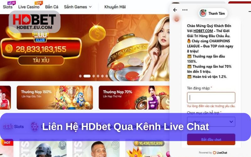 Hướng dẫn chi tiết cách liên hệ HDbet khi gặp sự cố